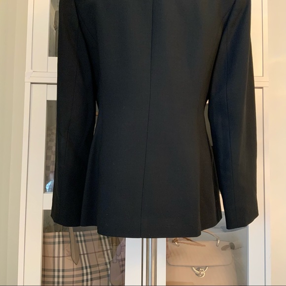 Jasper & Company ASL Wool Blend Blazer Jacket Classic Black Career size 2P - Picture 9 of 11